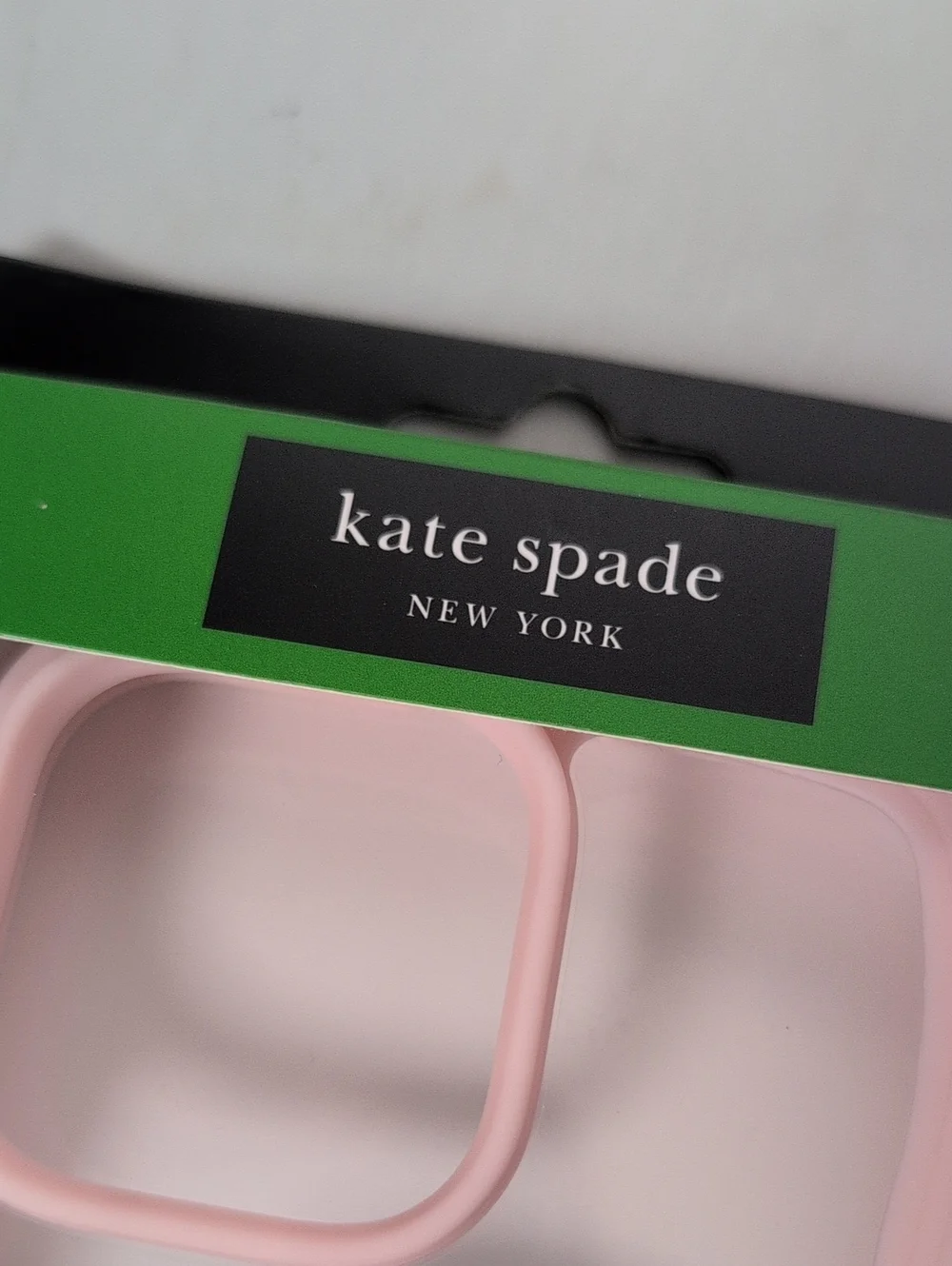 Kate Spade iPhone 16 Pro Max Wavy Phone Case Pale Pink Clear
